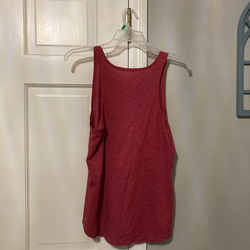 Red Peace Sign Graphic Tank Top - Picture 2 of 3